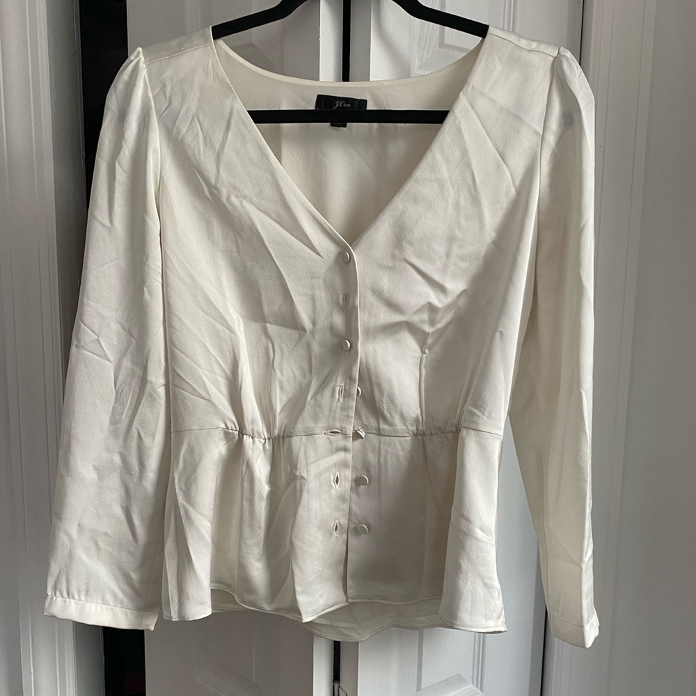 jcrew silk blouse